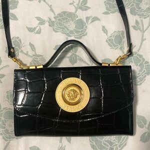 Gianni Versace Black Patent Bag SOLD